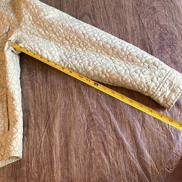 Ariat Embroidered Chartreuse Jacket Green Yellow with Brown Stitching Size M - Picture 12 of 13